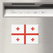 Nationale Flagge Georgiens Rektangle-Magnet Magnet (In Situ (Geschirrspüler))
