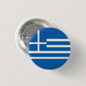 Nationale Flagge Griechenlands Button (Vorne & Hinten)