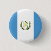 Nationale Flagge Guatemalas Button (Vorderseite)