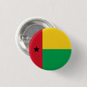Nationale Flagge Guinea-Bissau Button (Vorne & Hinten)