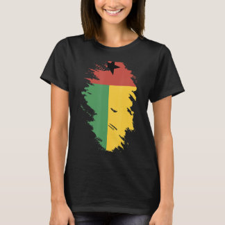 Nationale Flagge Guinea Bissau Souvenir für Männer T-Shirt
