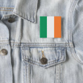 Nationale Flagge Irlands, irischer Standard, Banne Button (Beispiel)