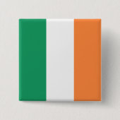 Nationale Flagge Irlands, irischer Standard, Banne Button (Vorderseite)
