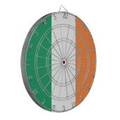 Nationale Flagge Irlands, irischer Standard, Banne Dartscheibe (Vorderseite Links)
