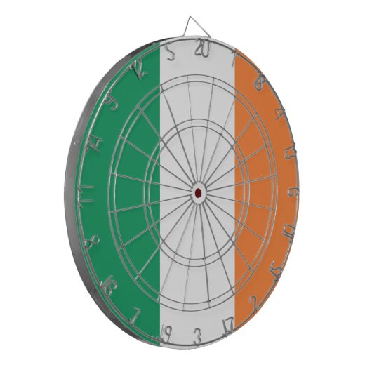 Nationale Flagge Irlands, irischer Standard, Banne Dartscheibe (Vorderseite Links)