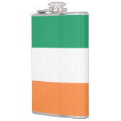 Nationale Flagge Irlands, irischer Standard, Banne Flachmann (Links)