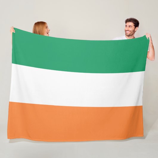 Nationale Flagge Irlands, irischer Standard, Banne Fleecedecke (Beispiel)