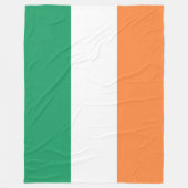 Nationale Flagge Irlands, irischer Standard, Banne Fleecedecke (Vorderseite)