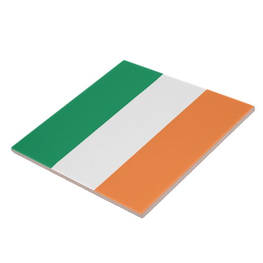 Nationale Flagge Irlands, irischer Standard, Banne Fliese (Seite)