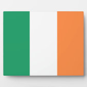 Nationale Flagge Irlands, irischer Standard, Banne Fotoplatte (Vorderseite)