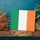 Nationale Flagge Irlands, irischer Standard, Banne Fotoplatte (Seite)