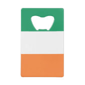 Nationale Flagge Irlands, irischer Standard, Banne Geldbeutel Flaschenöffner (Vorderseite)