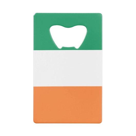 Nationale Flagge Irlands, irischer Standard, Banne Geldbeutel Flaschenöffner (Vorderseite)