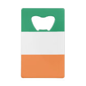 Nationale Flagge Irlands, irischer Standard, Banne Geldbeutel Flaschenöffner (Rückseite)