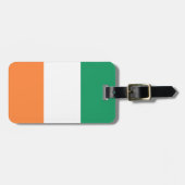 Nationale Flagge Irlands, irischer Standard, Banne Gepäckanhänger (Vorderseite horizontal)