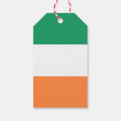 Nationale Flagge Irlands, irischer Standard, Banne Geschenkanhänger (Rückseite)