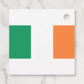Nationale Flagge Irlands, irischer Standard, Banne Geschenkanhänger (Rückseite)
