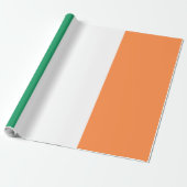 Nationale Flagge Irlands, irischer Standard, Banne Geschenkpapier (Ungerollt)