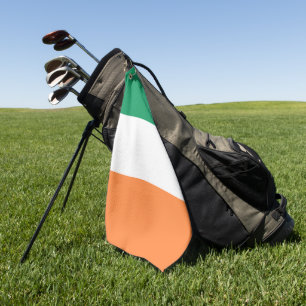 Nationale Flagge Irlands, irischer Standard, Banne Golfhandtuch
