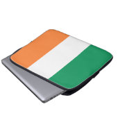Nationale Flagge Irlands, irischer Standard, Banne Laptopschutzhülle (Vorne Knopf)