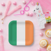 Nationale Flagge Irlands, irischer Standard, Banne Pappteller (Party)