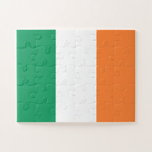 Nationale Flagge Irlands, irischer Standard, Banne Puzzle