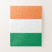 Nationale Flagge Irlands, irischer Standard, Banne Puzzle (Vertikal)