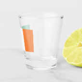 Nationale Flagge Irlands, irischer Standard, Banne Schnapsglas (Rechts)