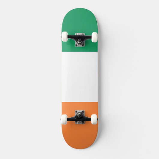 Nationale Flagge Irlands, irischer Standard, Banne Skateboard (Vorderseite)