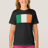 Nationale Flagge Irlands, irischer Standard, Banne T-Shirt (Vorderseite)
