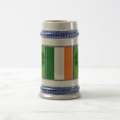 Nationale Flagge Irlands, Kleeblatt-4-Blatt-Klee, Bierglas (Mittel)