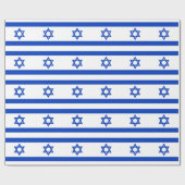 Nationale Flagge Israels - Authentische Fassung Geschenkpapier (Flach)