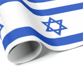 Nationale Flagge Israels - Authentische Fassung Geschenkpapier (Rolleneckpunkt)