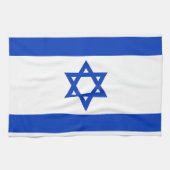 Nationale Flagge Israels - Authentische Fassung Geschirrtuch (Horizontal)