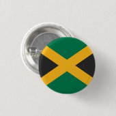 Nationale Flagge Jamaikas Button (Vorne & Hinten)