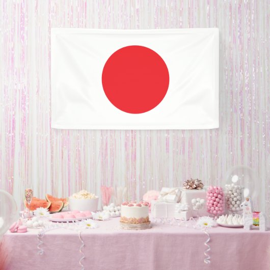 Nationale Flagge Japans - Rechteckige Wandbanner Banner (Party)
