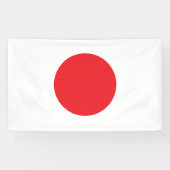 Nationale Flagge Japans - Rechteckige Wandbanner Banner (Horizontal)