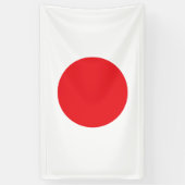 Nationale Flagge Japans - Rechteckige Wandbanner Banner (Vertikal)