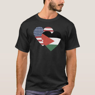 Nationale Flagge Jordaniens Andenken für Männer -  T-Shirt