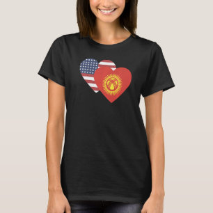 Nationale Flagge Kirgisistans Andenken für Männer T-Shirt