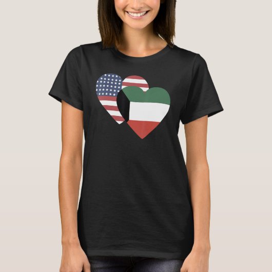 Nationale Flagge Kuwaits Souvenir für Männer 1 T-Shirt (Vorderseite)