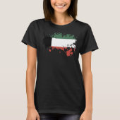 Nationale Flagge Kuwaits Souvenir für Männer 3 T-Shirt (Vorderseite)
