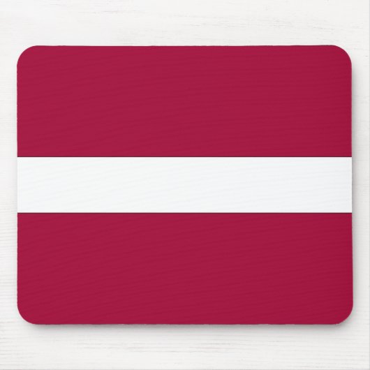 Nationale Flagge Lettlands Mousepad (Vorne)