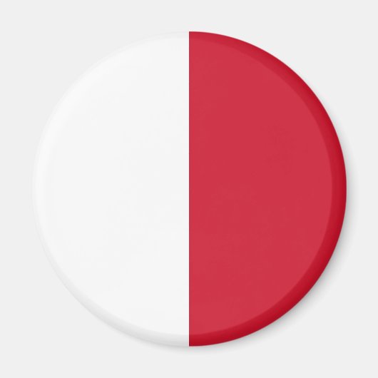 Nationale Flagge Maltas Magnet (Vorne)