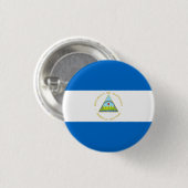 Nationale Flagge Nicaraguas Button (Vorne & Hinten)
