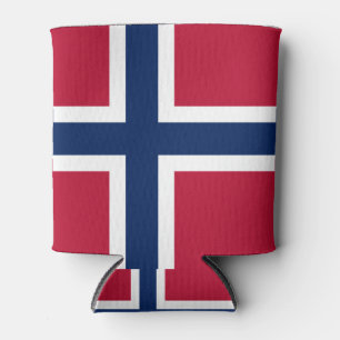 NATIONALE FLAGGE NORWEGEN KANN FARBEN DOSENKÜHLER