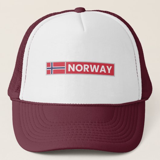 Nationale Flagge Norwegens Truckerkappe (Vorderseite)