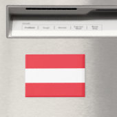 Nationale Flagge Österreichs Rektangle-Magnet Magnet (In Situ (Geschirrspüler))