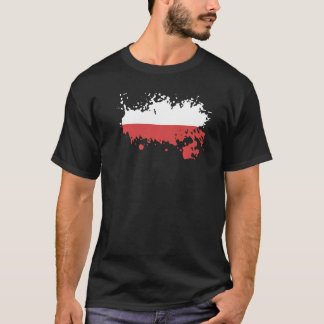 Nationale Flagge Polens Souvenir für Frauen T-Shirt