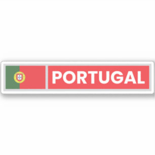 Nationale Flagge Portugals Aufkleber